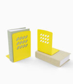 Bookends provide powder-coated support for neat, upright organization of books, files, and folders.